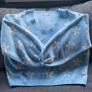 blue floral altar’s state sweater